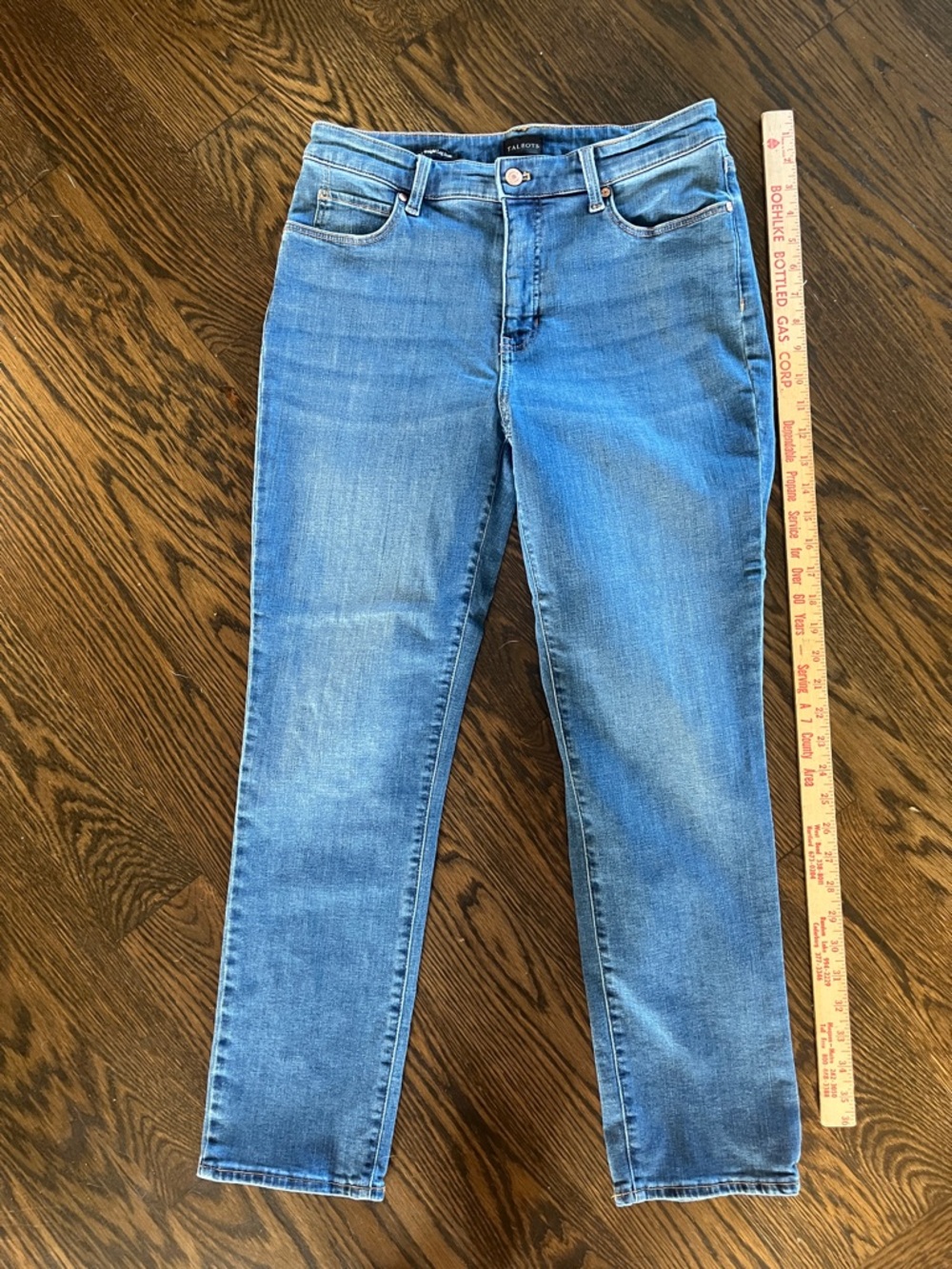 Talberts women’s 10 P straight leg denim jeans stretch classic